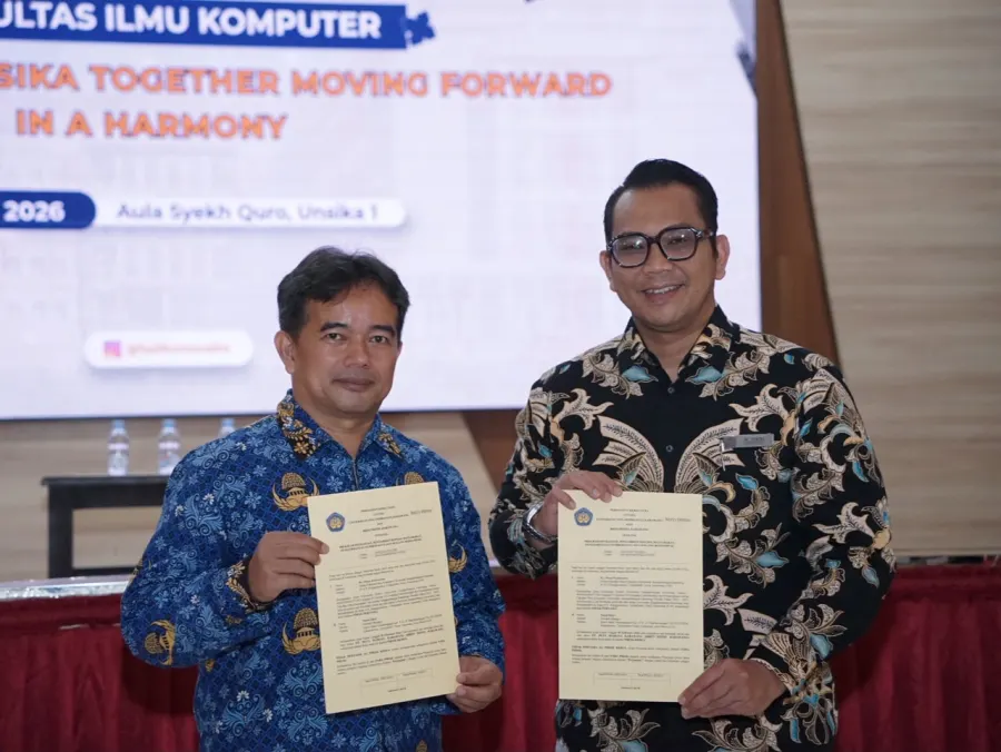 Dies Natalis ke-18 FASILKOM UNSIKA Jadi Momentum Penandatanganan Kerja Sama Magang dengan Brits Hotel Karawang